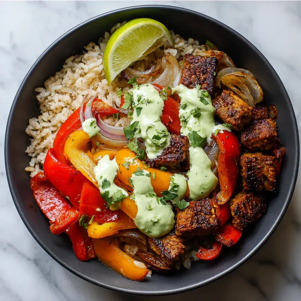 Colorful balanced meal in a bowl