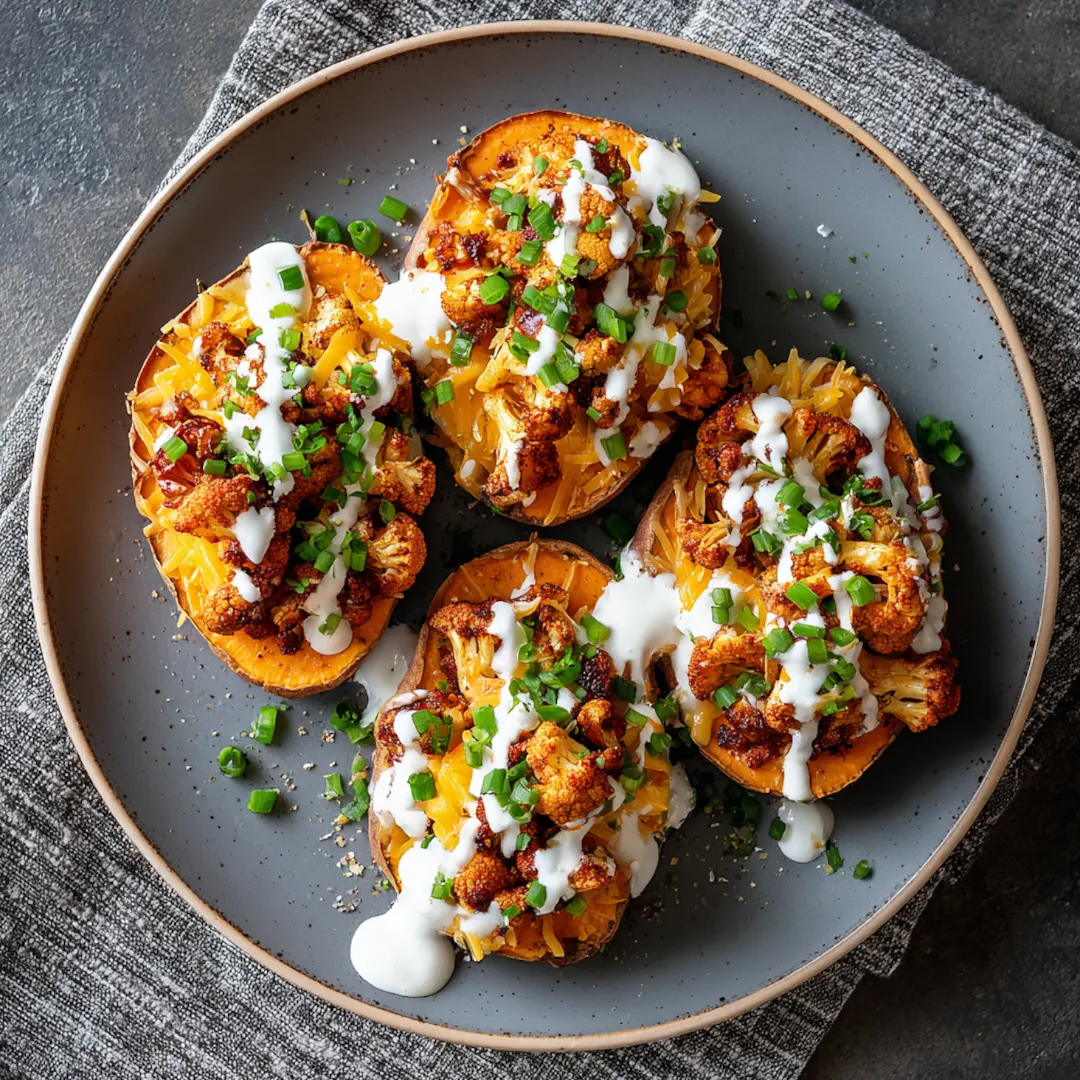 VEGAN Loaded Sweet Potato